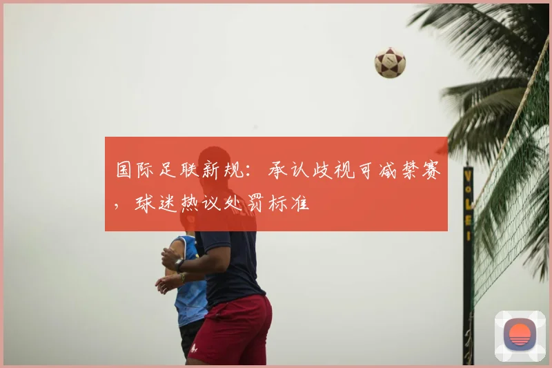 国际足联新规：承认歧视可减禁赛，球迷热议处罚标准